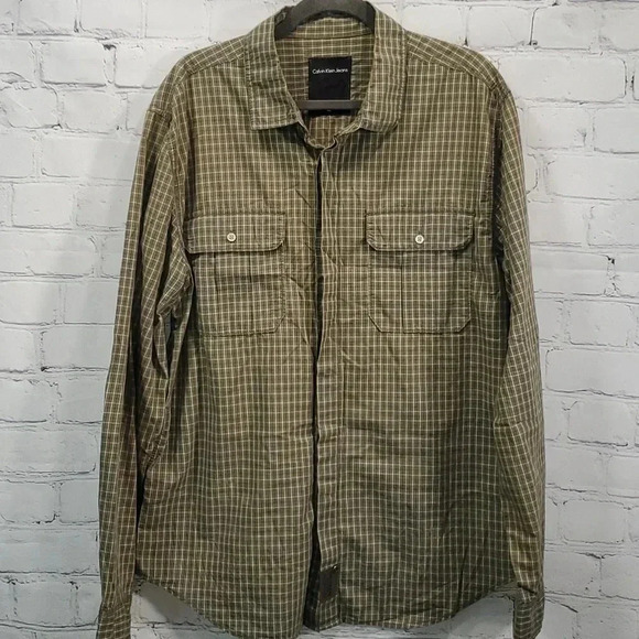 Calvin Klein Jeans Button Down Shirt Size XL - Picture 1 of 15